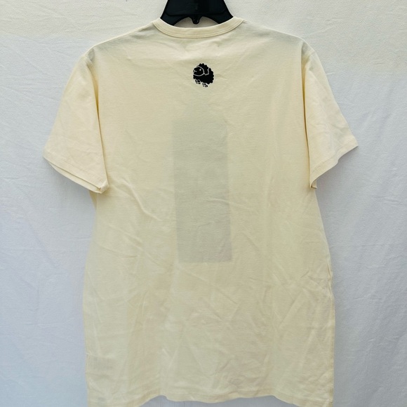 Ecologyst 100%Organic Cotton unisex Cream and Black Short Sleeve Tee #A - Picture 2 of 7